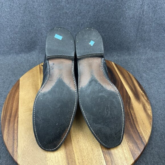 VTG Dingo Size 13D Black Leather Side Zip Ankle Shoes Dress Boots 4450 - Picture 12 of 13